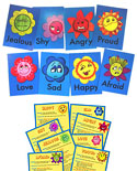 Book, CD & Activity Cards-childrens book about feelings, SEL curriculum, book of emotions, emotional intelligence for kids, book for child psychiatrist, toddler book of feelings, flower feelings book, social emotional learning book, emotion flash cards,early childhood education book emotion, feeling flash cards 